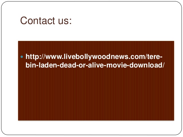 Death of bin laden movie